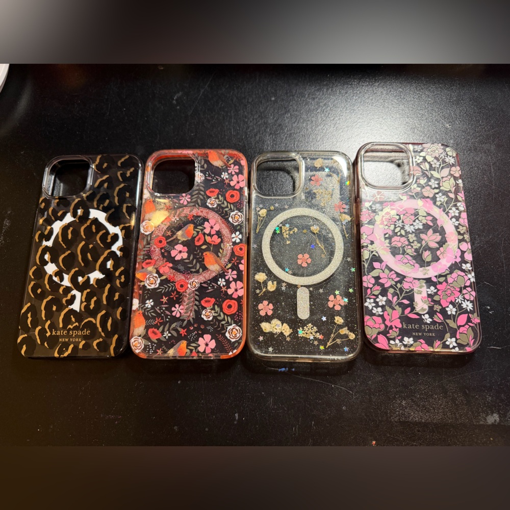 Floral and Leopard Phone Case (2 Kate spade cases)